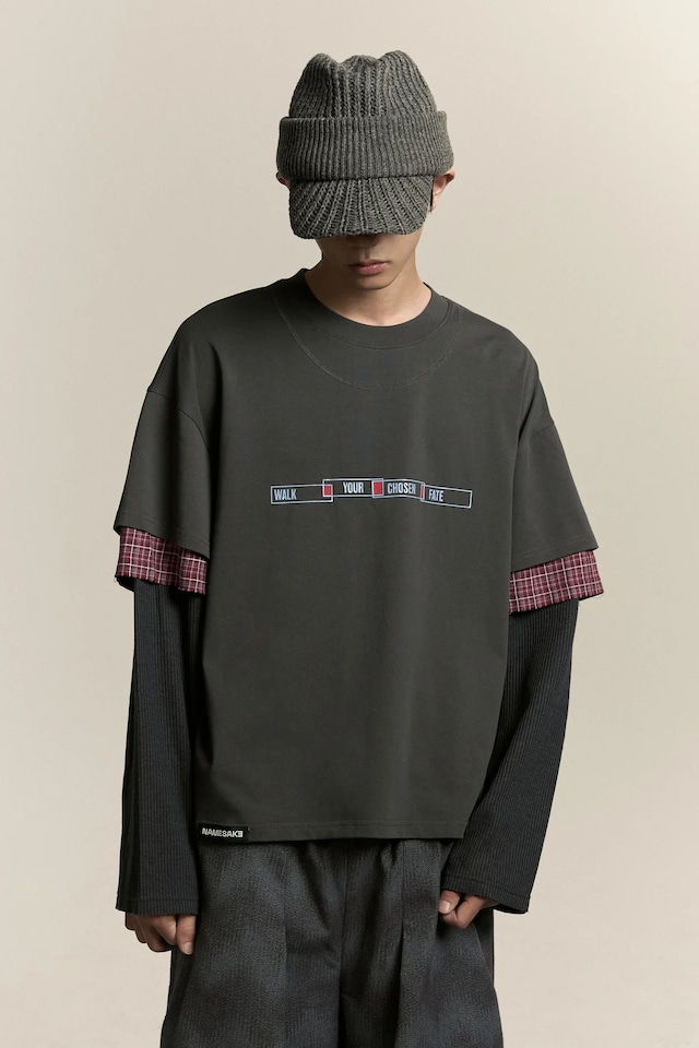 【25AW】NAMESAKE(ネームセイク) / CHUCK 3LAYERED TEE / カットソー