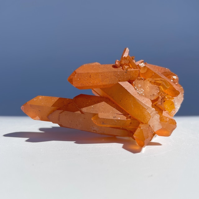 タンジェリンクォーツ クラスター05◇Tangerine Quartz ◇ 天然石・鉱物・パワーストーン