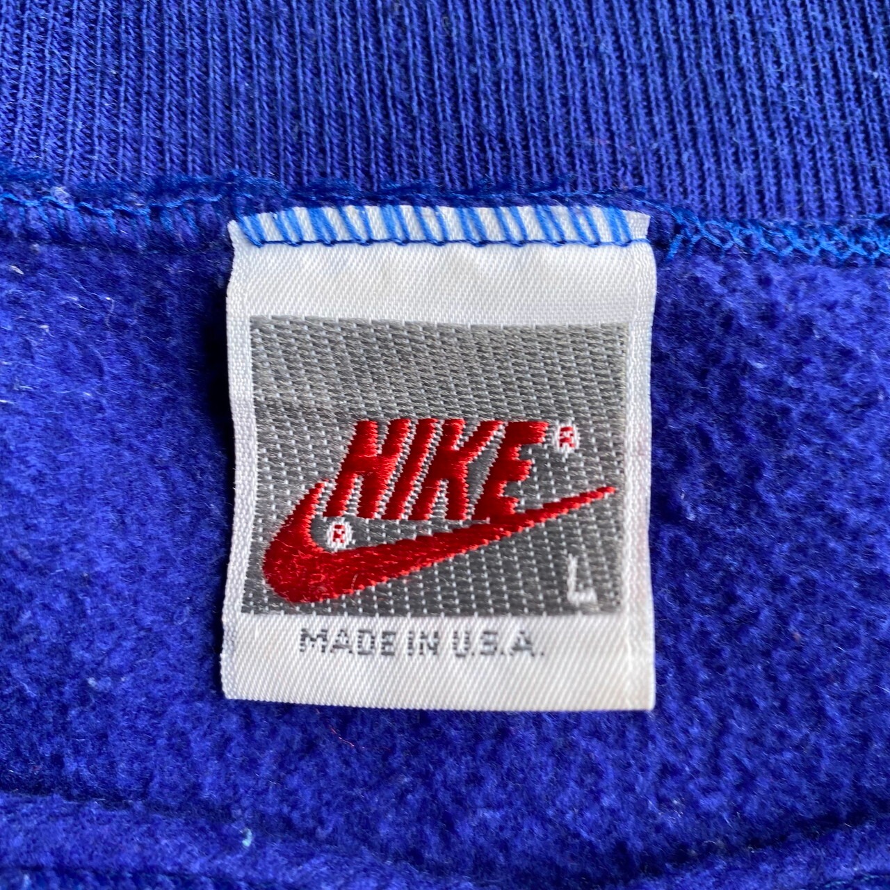 90年代 銀タグ NIKE AIR ナイキ フロントロゴプリント スウェット 