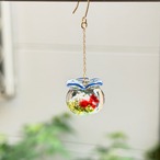 【片耳販売】日本の夏を感じる金魚鉢のミニチュアピアス イヤリング