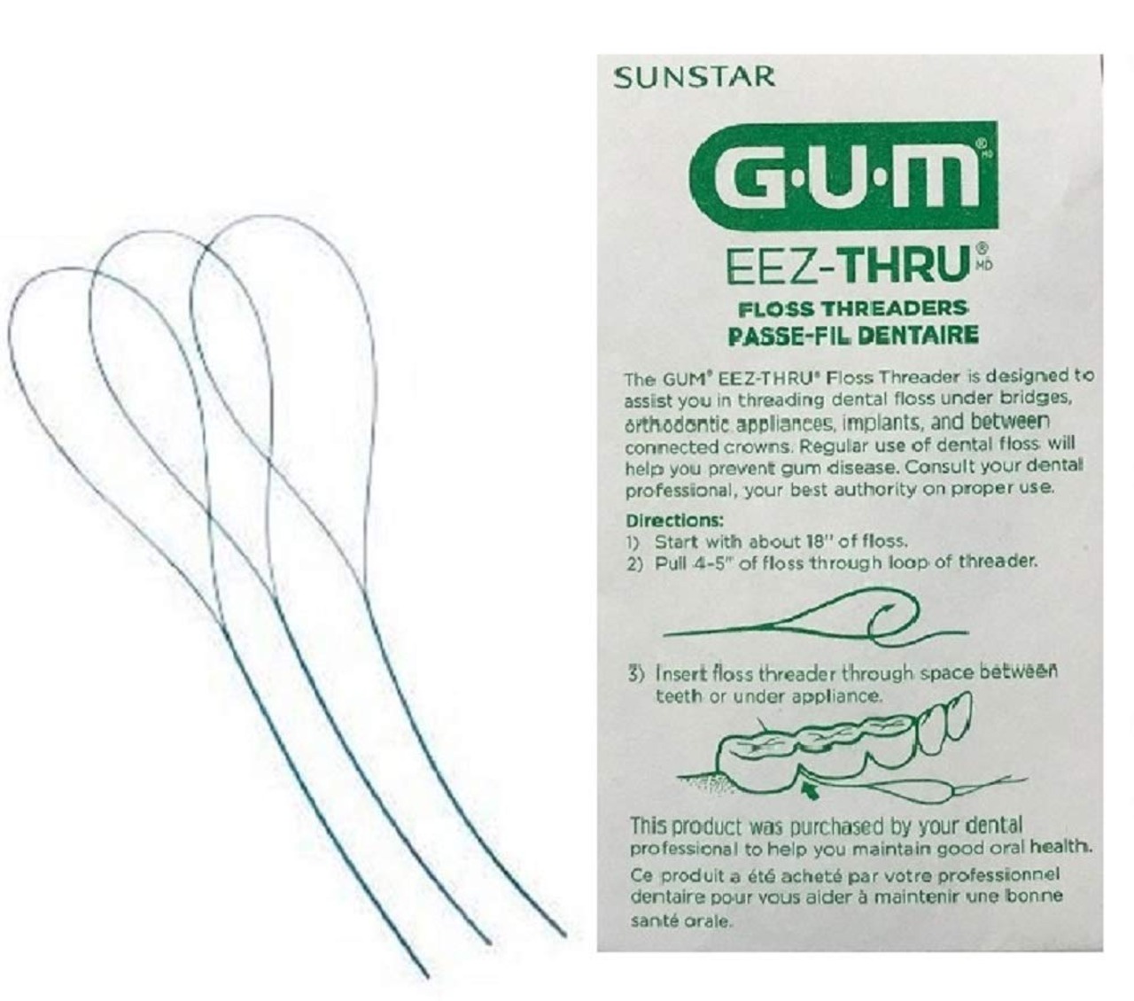 【サンスター/バトラー】【歯科用】フロススレッダー #840P 1袋5本入【フロス挿入補助用品】
