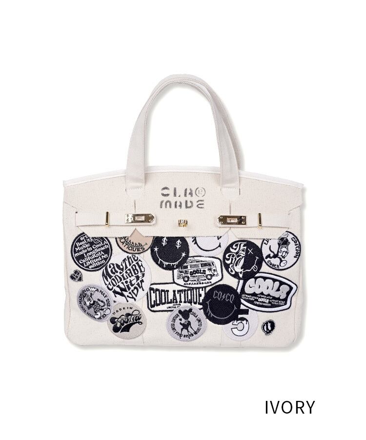 直営限定ITEM】TYPE-A マルチワッペンターンロックハンドバッグ CQ