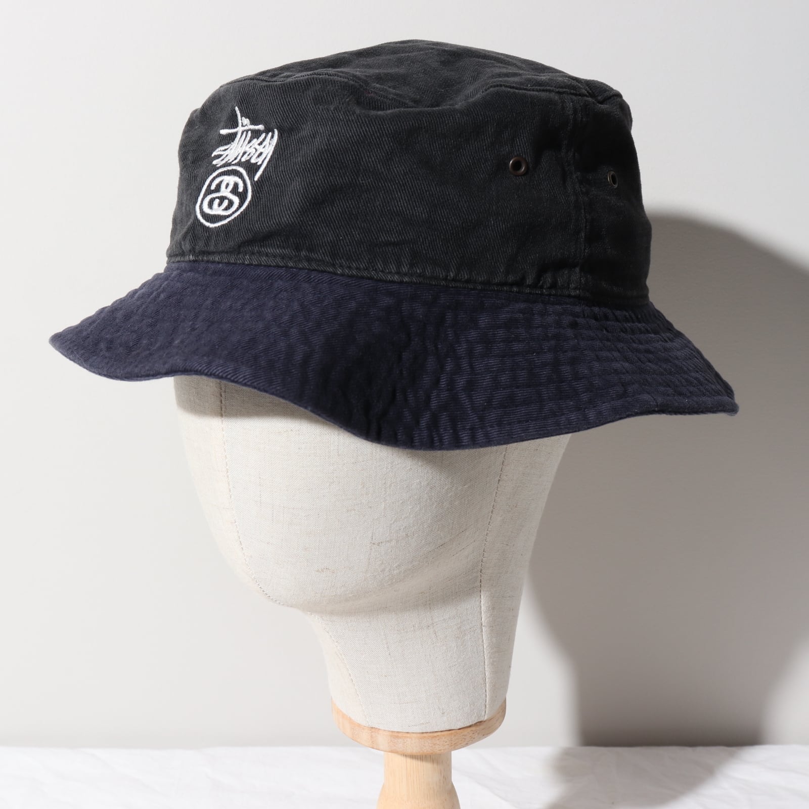 美品】【希少】STUSSY（オールドステューシー）モノグラム 偉 バケット 