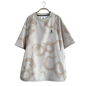 CALLIGRAPHY PATTERN  S/S PISTE -IVORY-