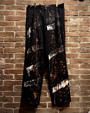 【Caka act3】“CHAPS” Paint Custom Vintage Slacks Pants