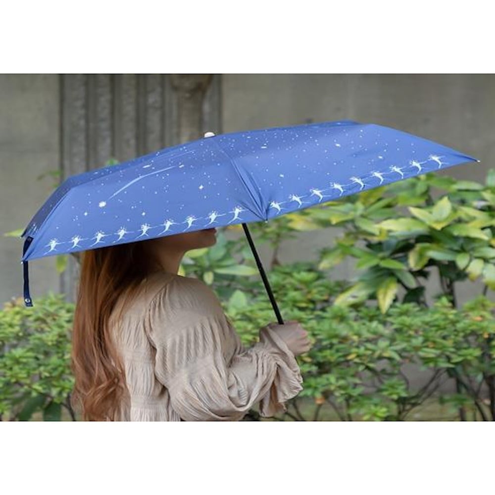 再入荷】ハウルの動く城 晴雨兼用 折りたたみ傘 星の子（1866） | す