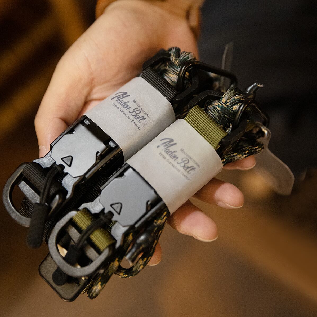 2way マグネットバックルベルト 【G1037】