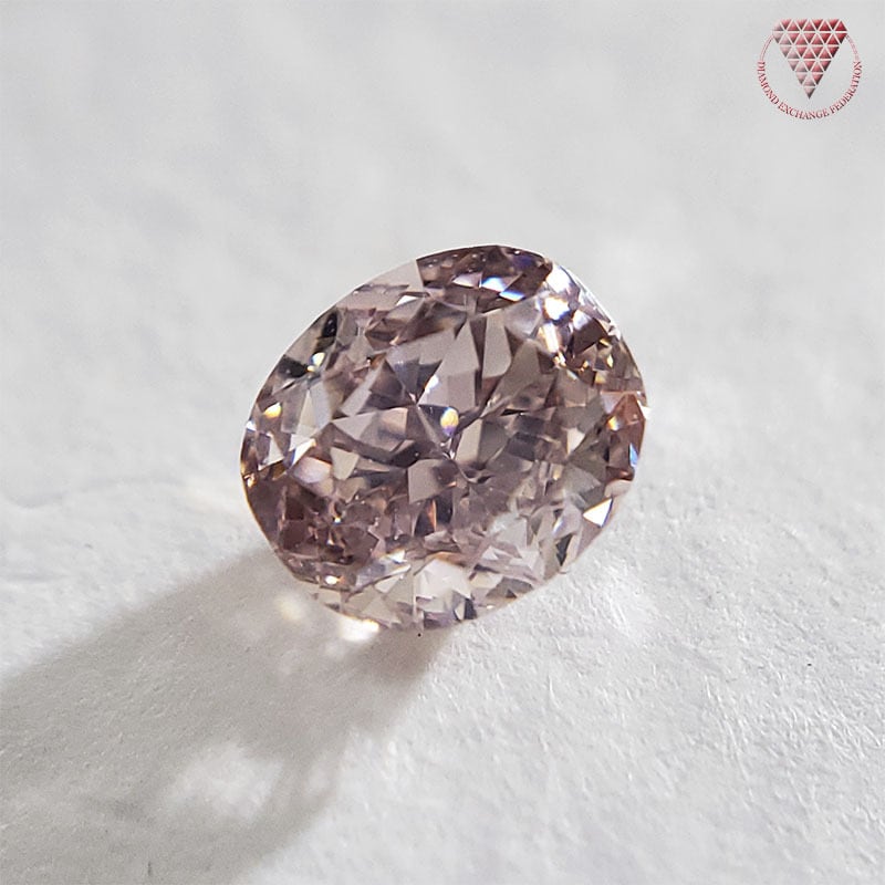 茶色ダイヤモンドルース/ F.PINK BROWN/ 0.452 ct.