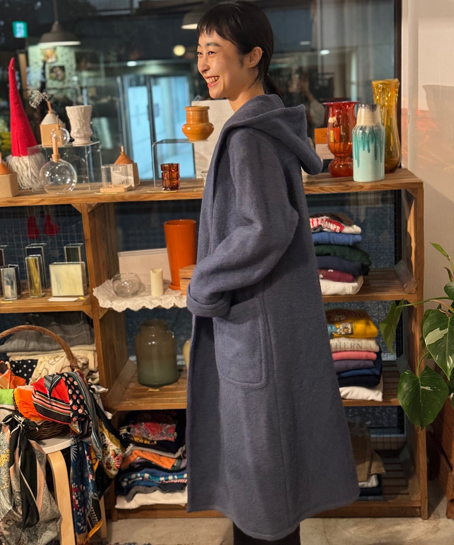 guy Laroche 80s フランス製vintageモヘアコート36 guy Laroche 80s フランス製vintageモヘアコート36