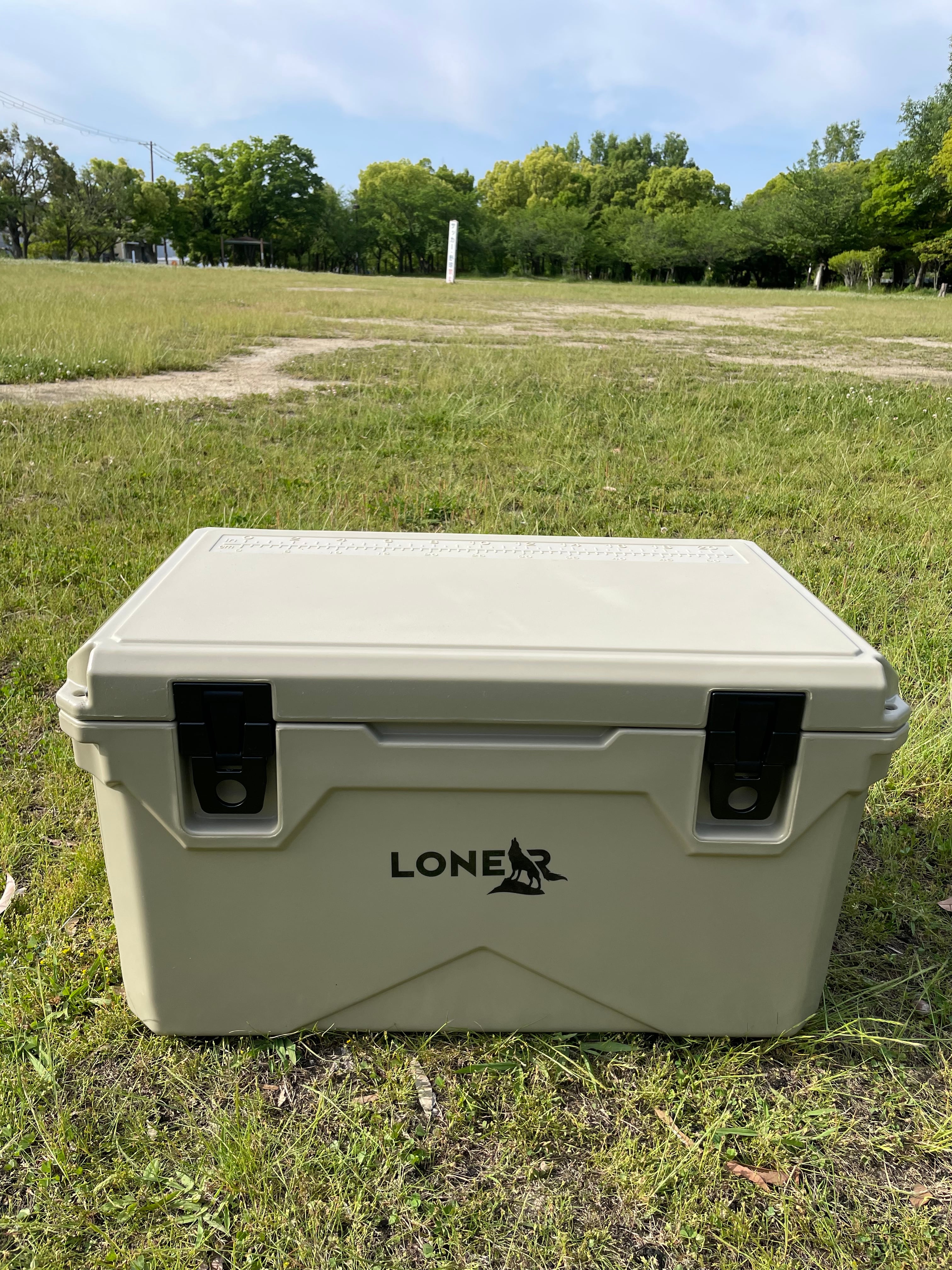 LONER】ハードクーラーボックス45QT Gray アイスランドクーラー-