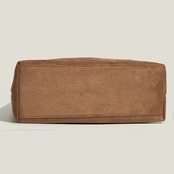 スウェード風  ワンハンドルトートバッグ H0022