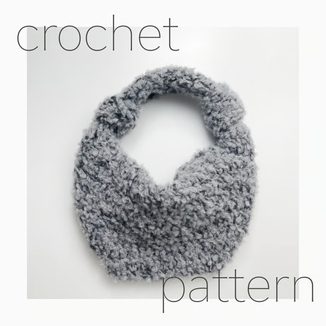 [Pattern] ループハーフムーンバッグ
