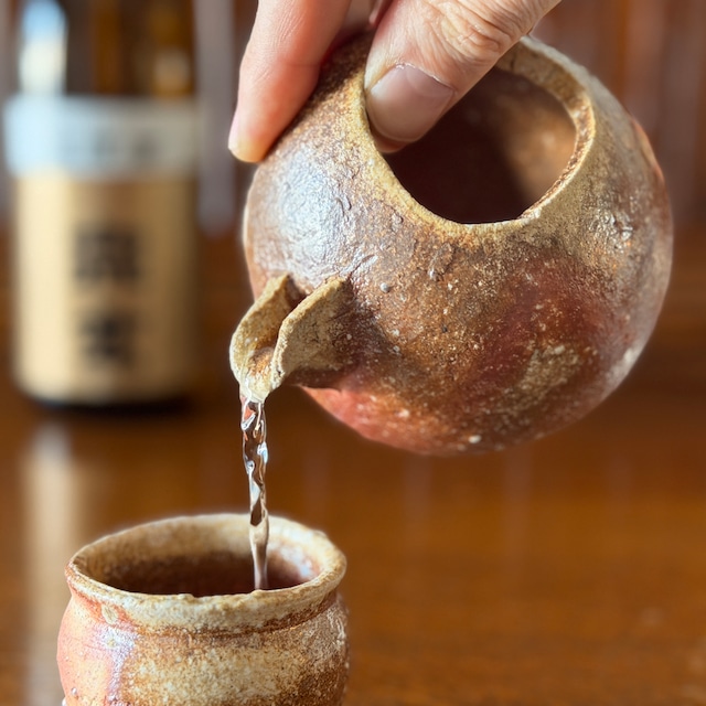 【 信楽 丸片口注器 ※一品作 】■迫 能弘・よし工房 信楽焼