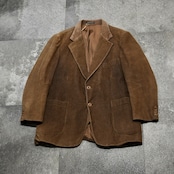 fade brown corduroy tailored jacket