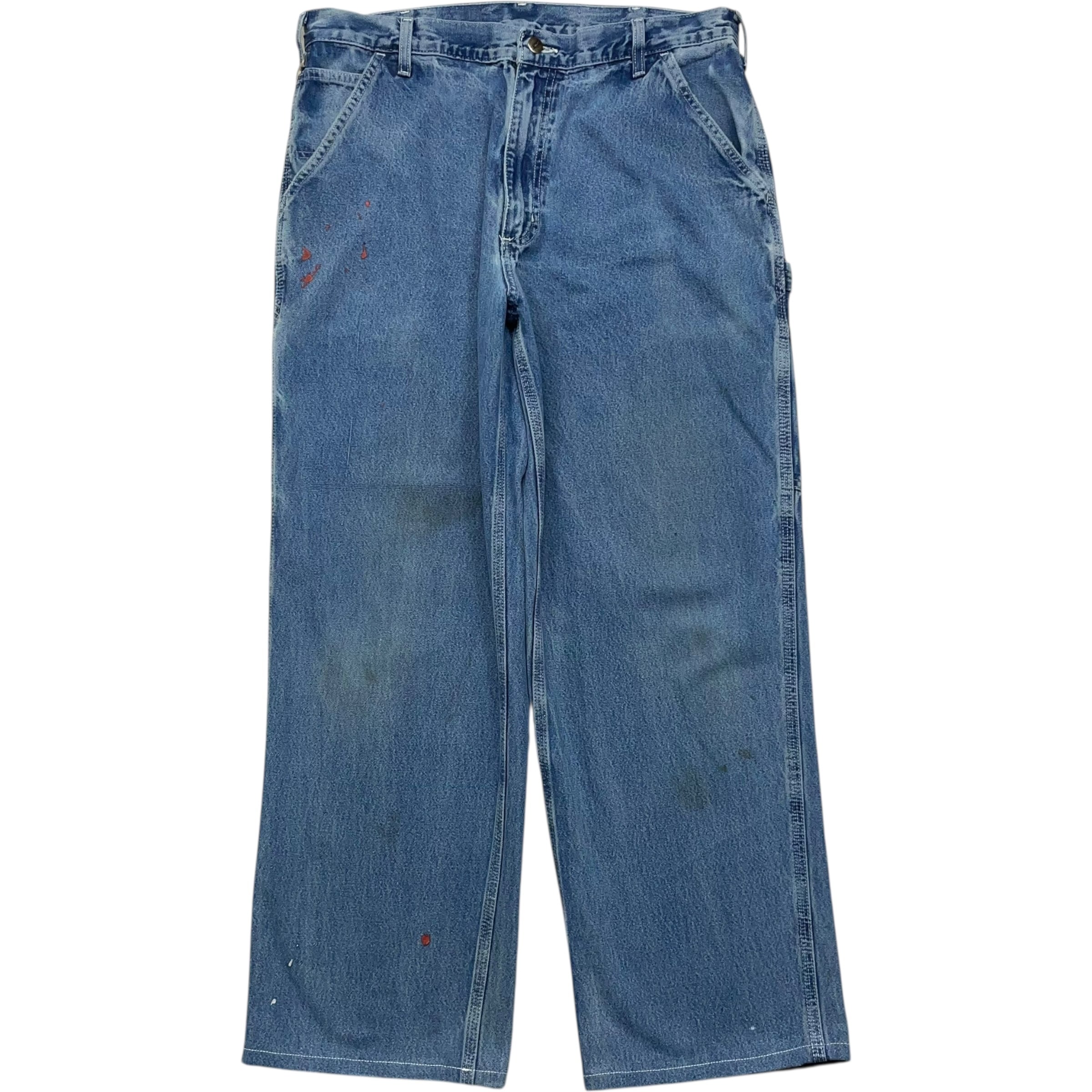 《実寸 W36L30》 Carhartt カーハート デニムパンツ ペインターパンツ ワークパンツ ブルー no.7782