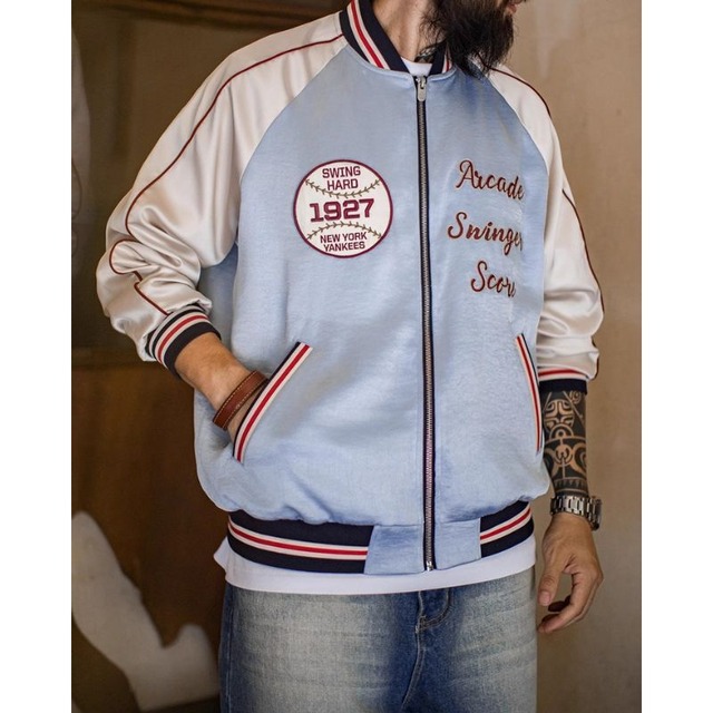 Base ball jacket M14864