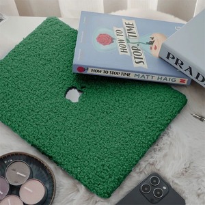 Fluffy Green MacBook Cover　モコモコグリーンMacBookカバー　R01314