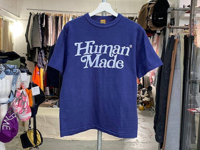 HUMAN MADE × Girls Don't Cry TEE #1824 NAVY LARGE 94463