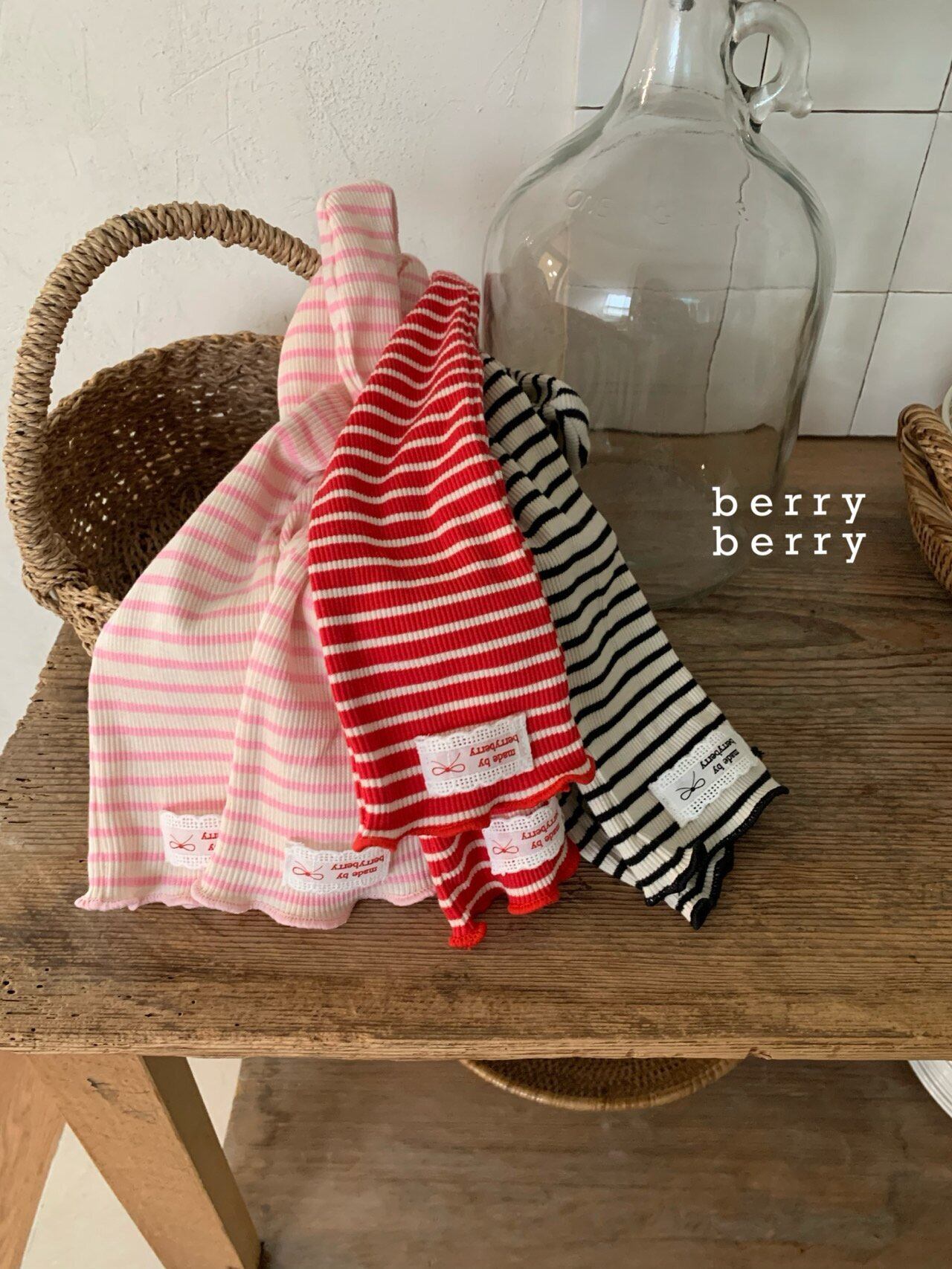 ※お洋服と同梱限定※【1/26〆予約】<berryberry> Pippi knee socks