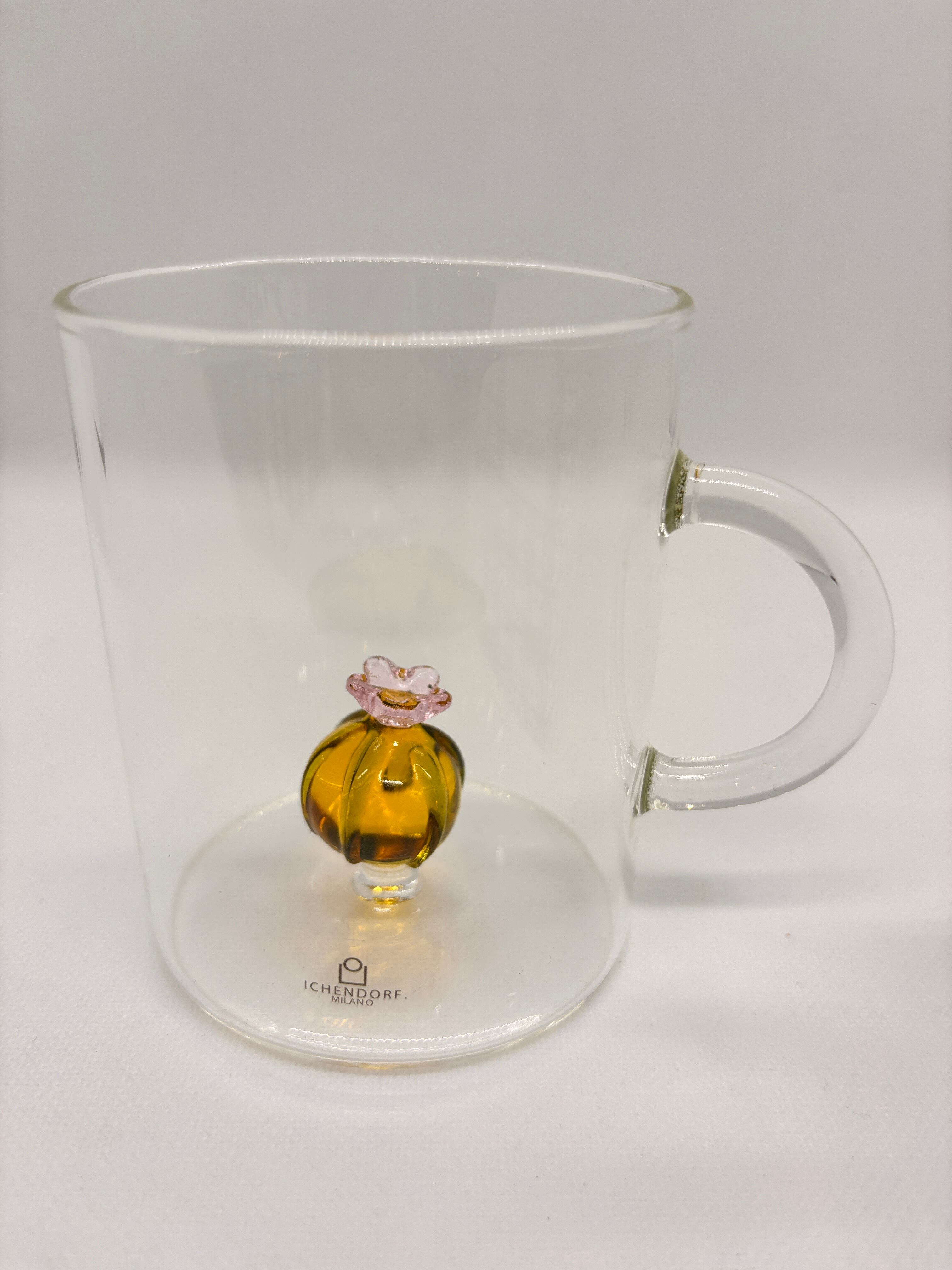 ICHENDORF（イッケンドルフ）DP カクタスマグ 450ml ピンク｜耐熱ガラス マグ