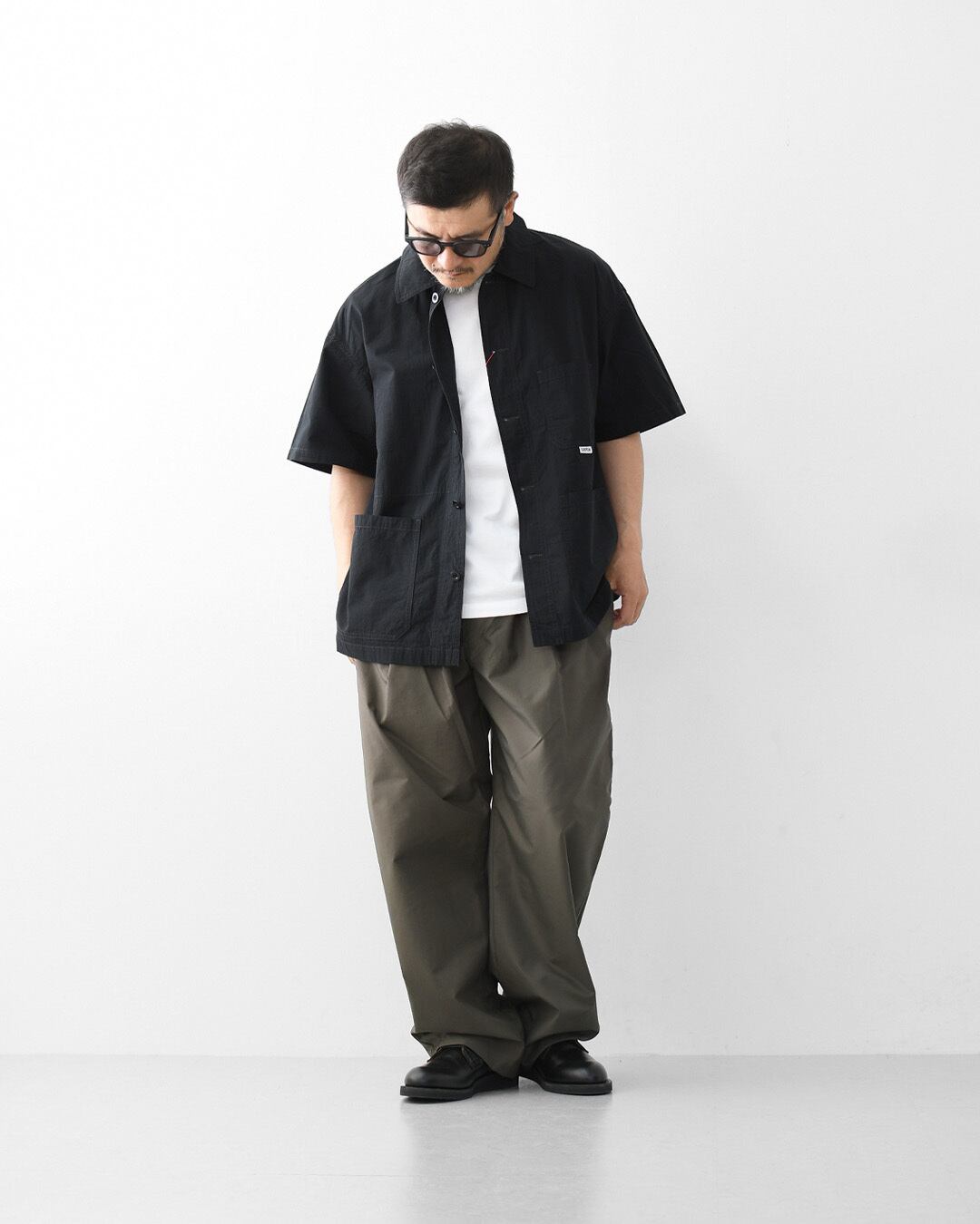 DANTON [ダントン] M COVERALL S/S SHIRT [DT-B0239MUG] カバーオール