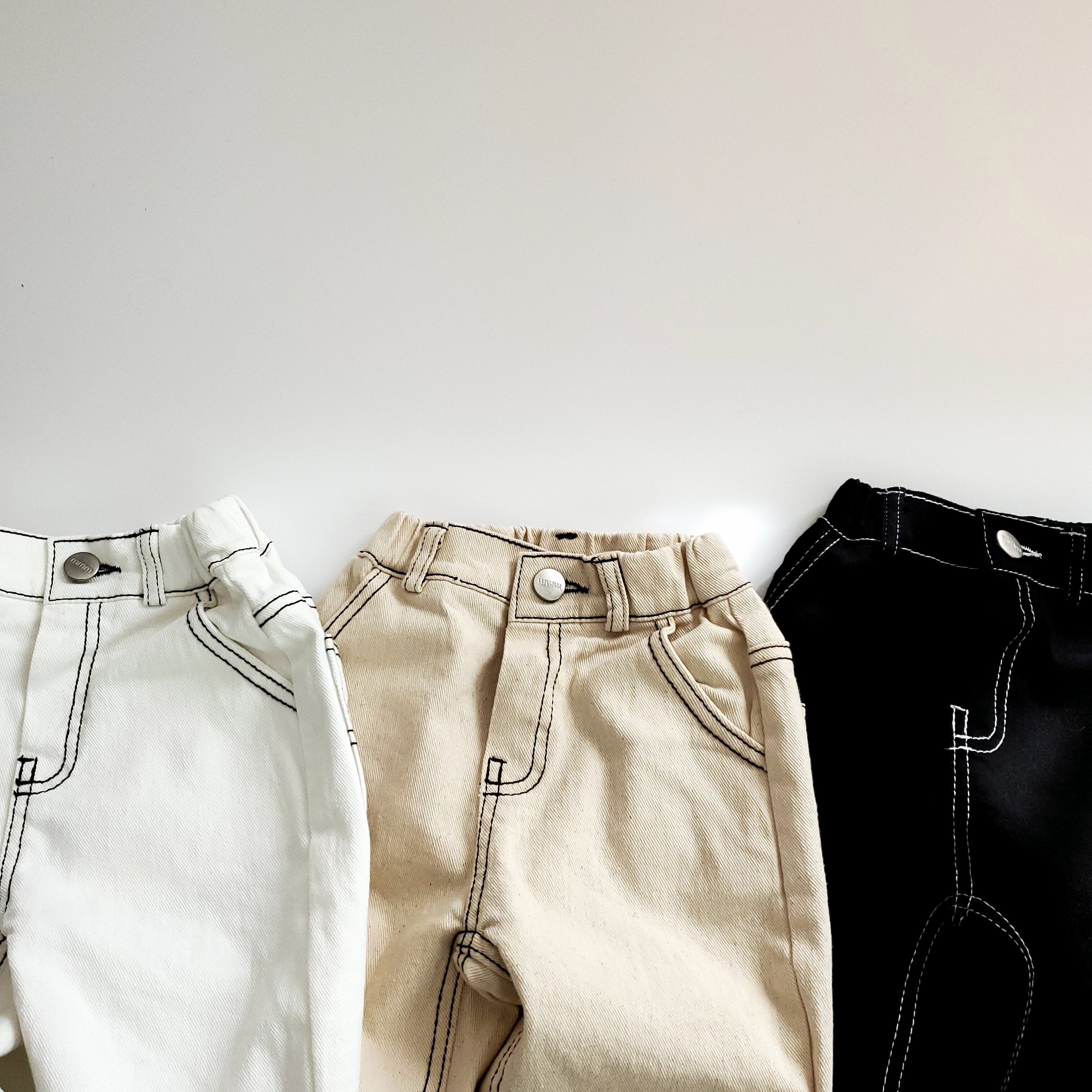 即納】deep stitch pants〔ディープステッチパンツ〕 mamami | cucLo