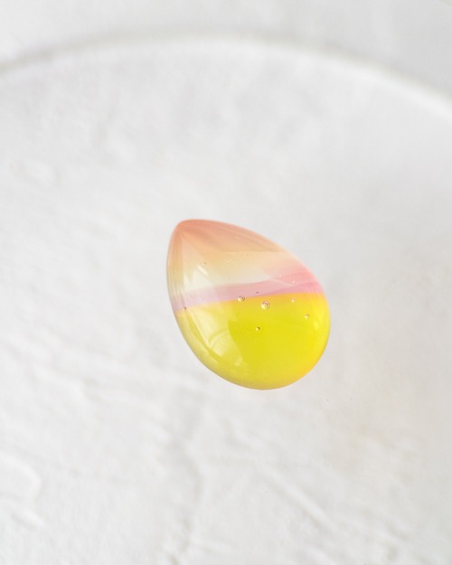 ペアシェイプカボション 18×13mm　#82【硝子の宝石】