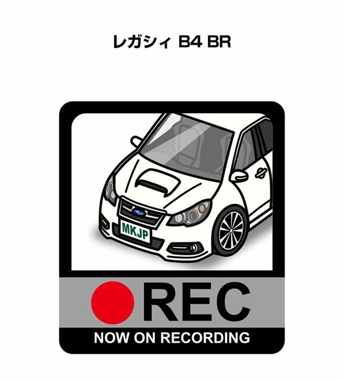 スバル レガシィ B4 BR ボディ25色設定 ドラレコRECステッカー