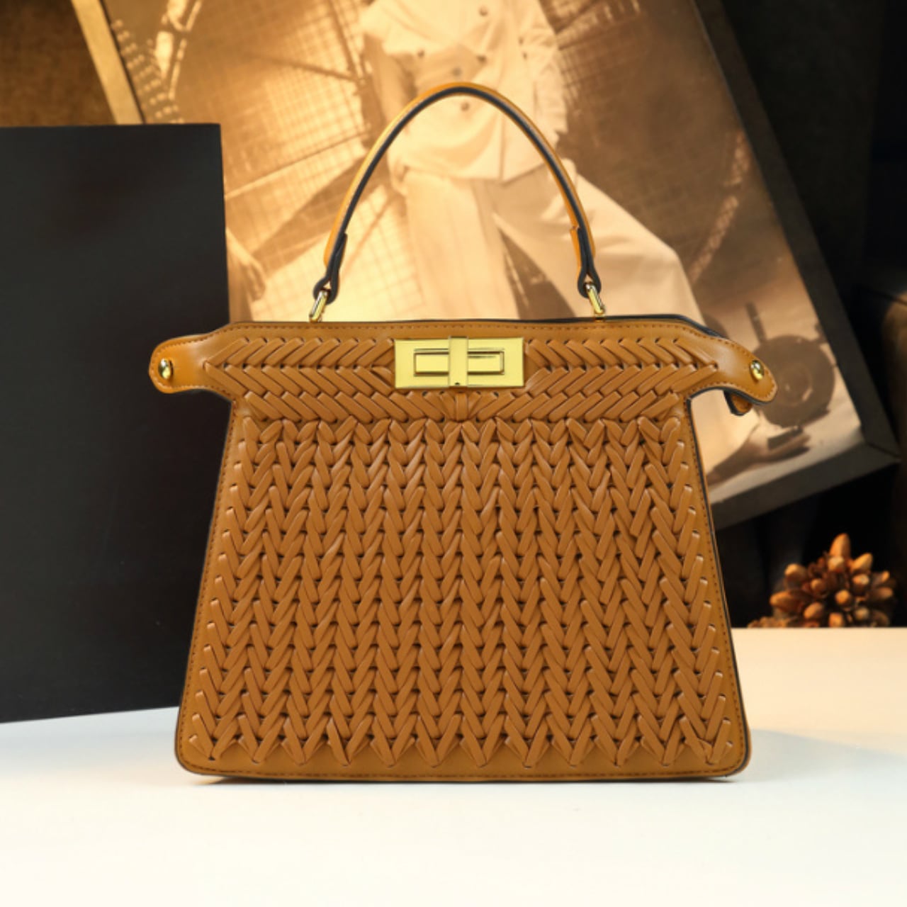 ウーブンデザイン ハンドバッグ BA23