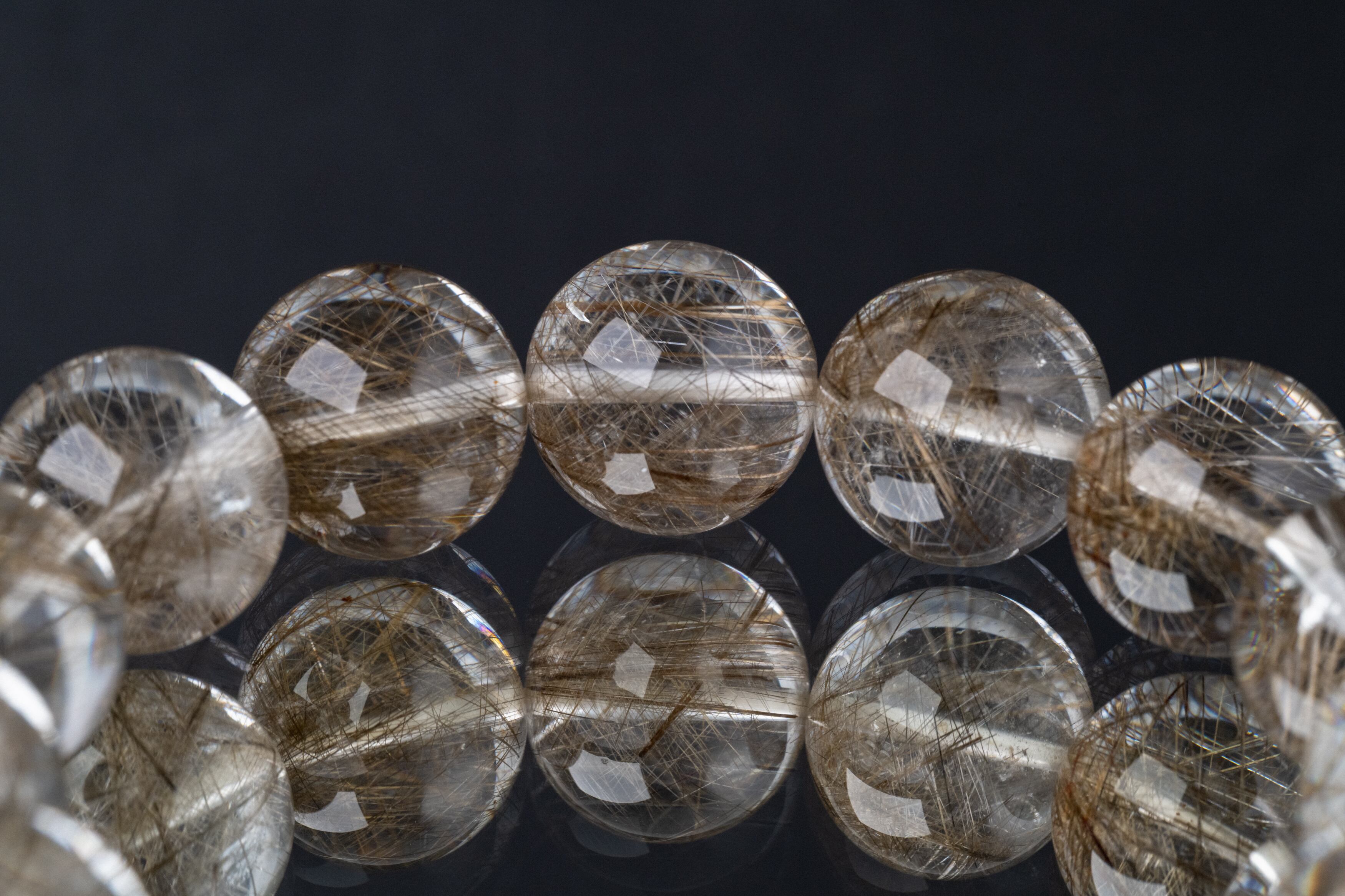 ◇一点物◇ シルバールチルクォーツ ブレスレット 14mm | 天然石専門店