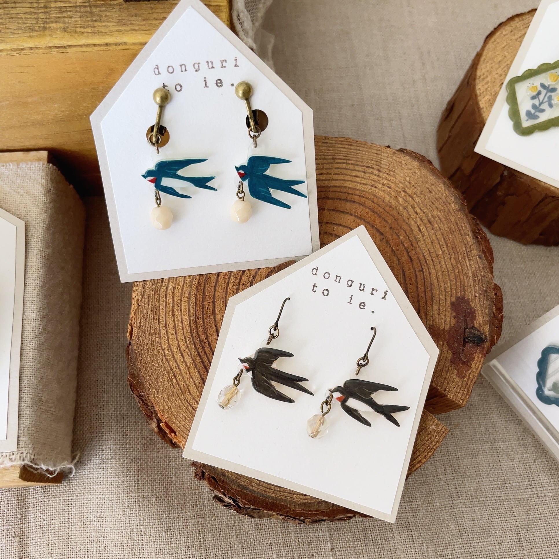 donguritoie./幸福な王子、ツバメ/ピアス・イヤリング