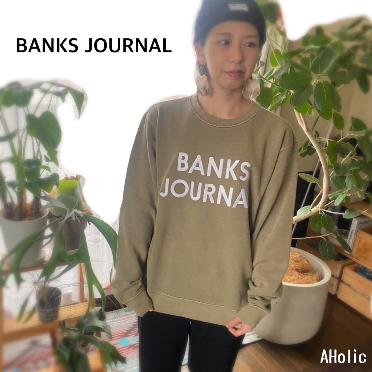 BANKS JOURNAL トレーナー スウェット バンクス ジャーナル ヤシ