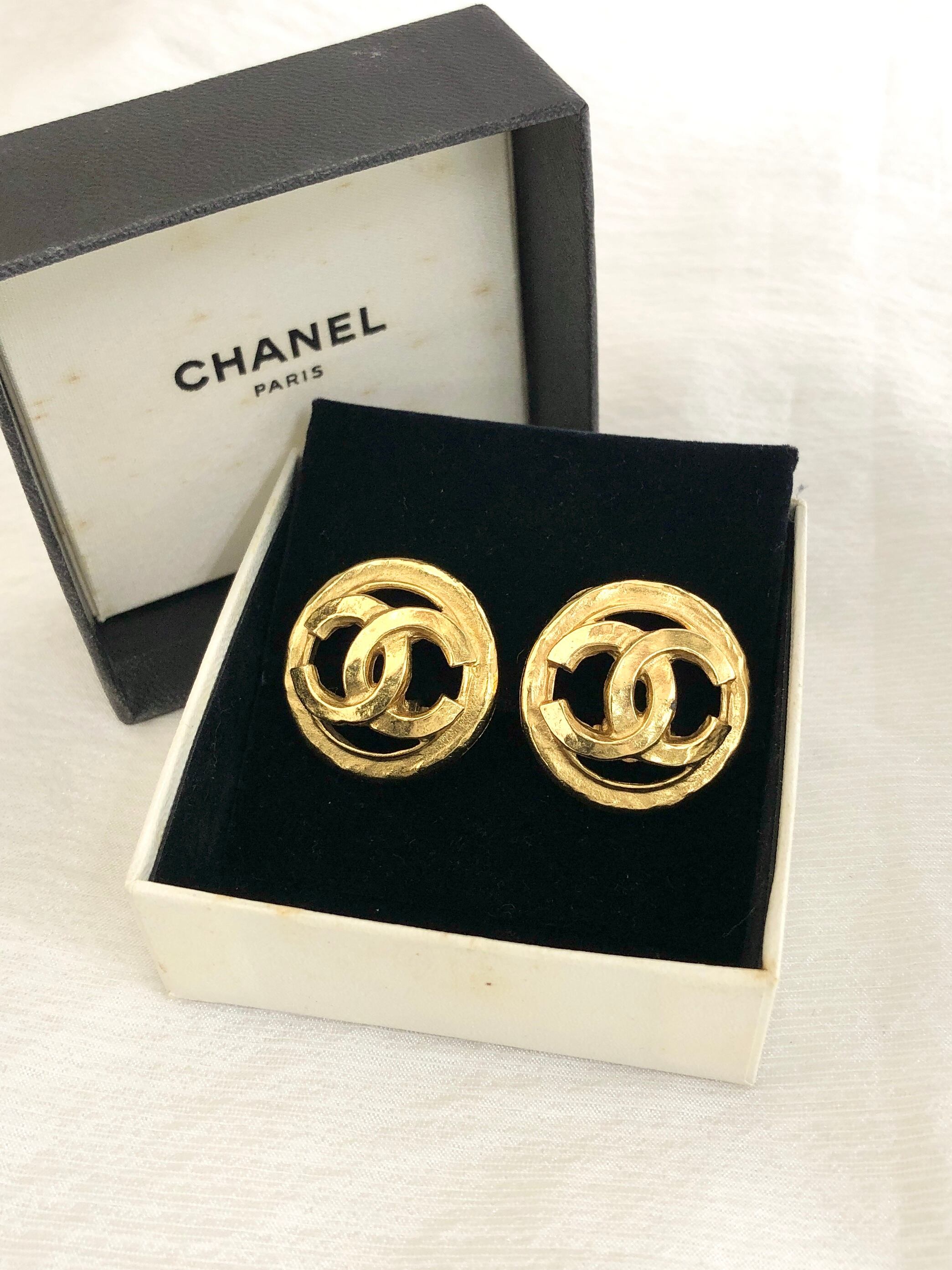 CHANEL シャネル ココマーク ピアス ゴールド オールド vintage