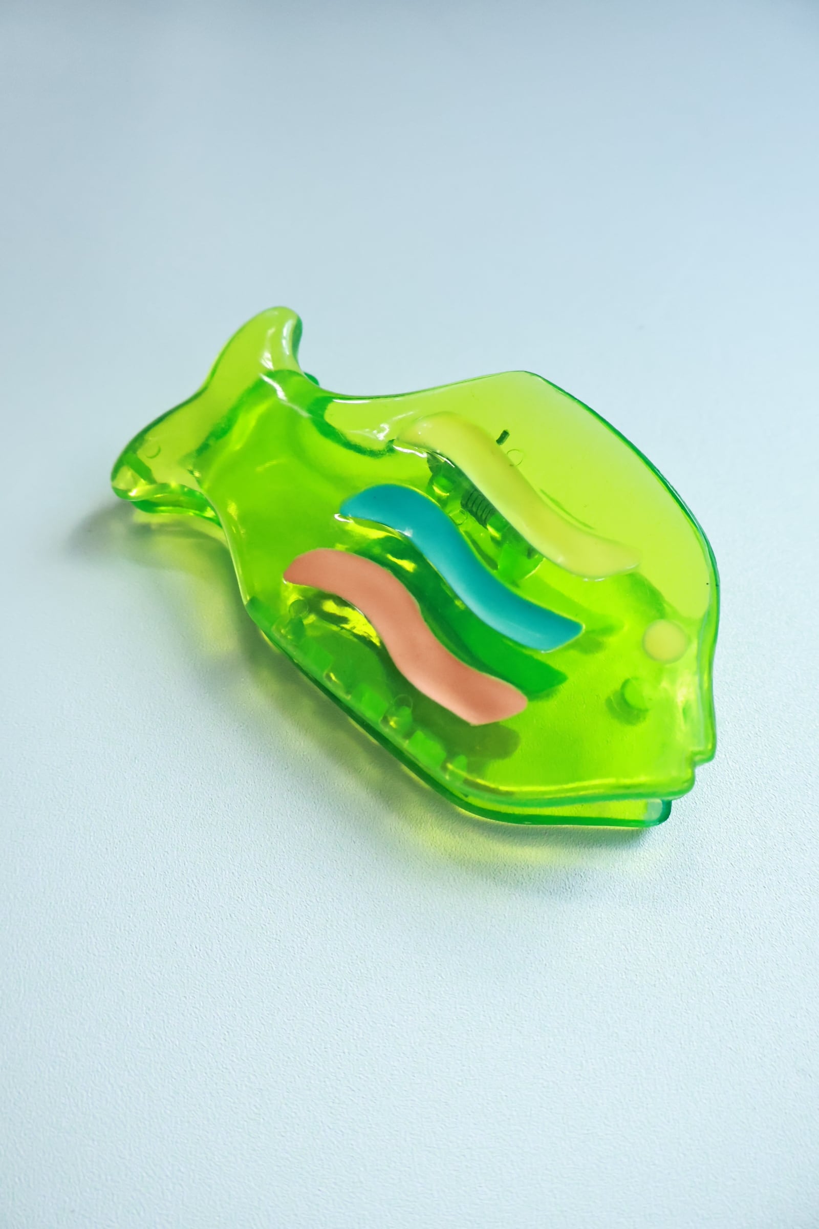 vintage fish hair clip