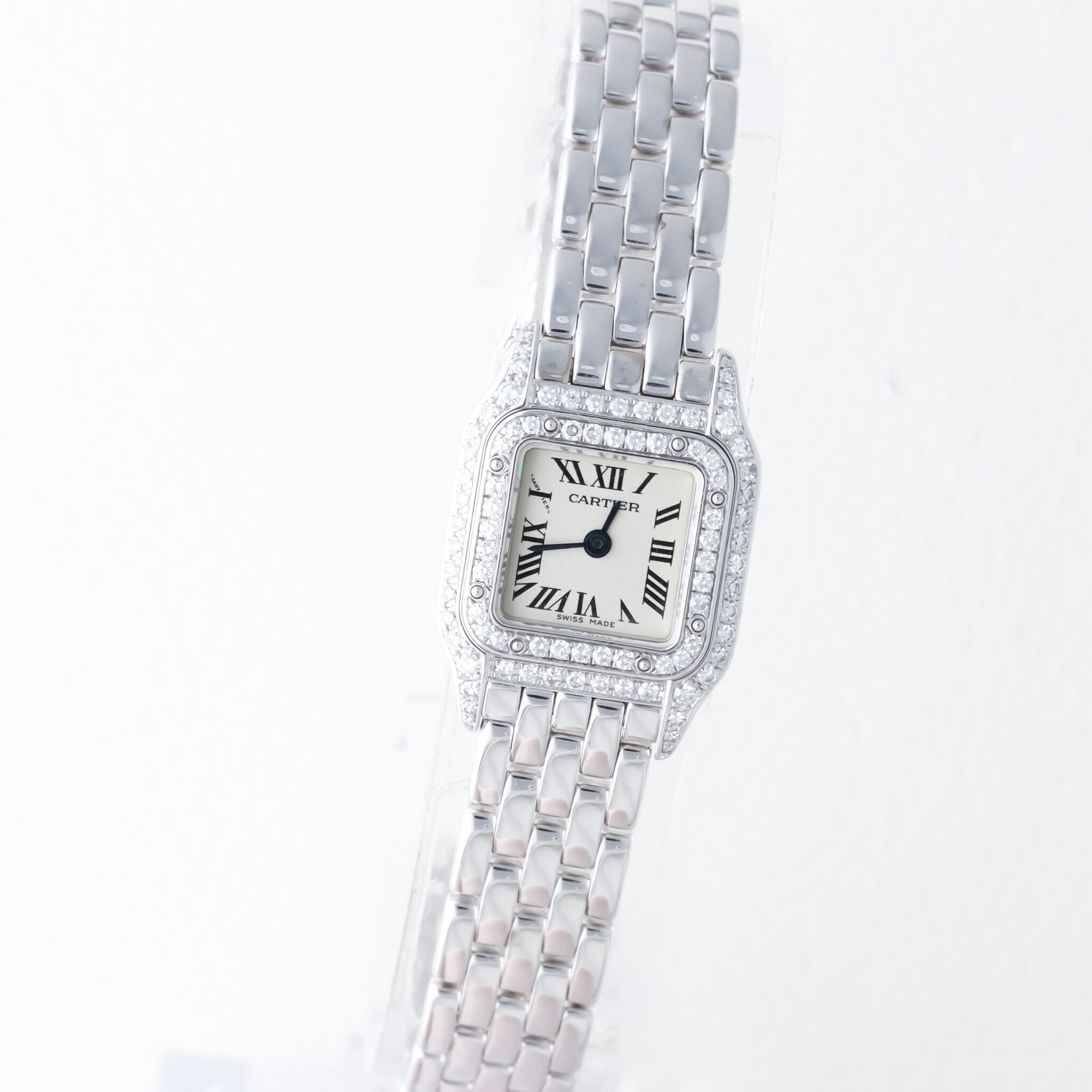 カルティエ パンテールミニ WG 2周 純正ダイヤモンド | Ante Official