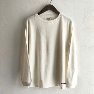 A HOPE HEMP ヘンプコットン長袖Tシャツ 生成り
