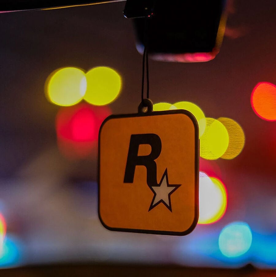 ロックスターゲームスロゴ エアフレッシュナー Grand Theft Auto