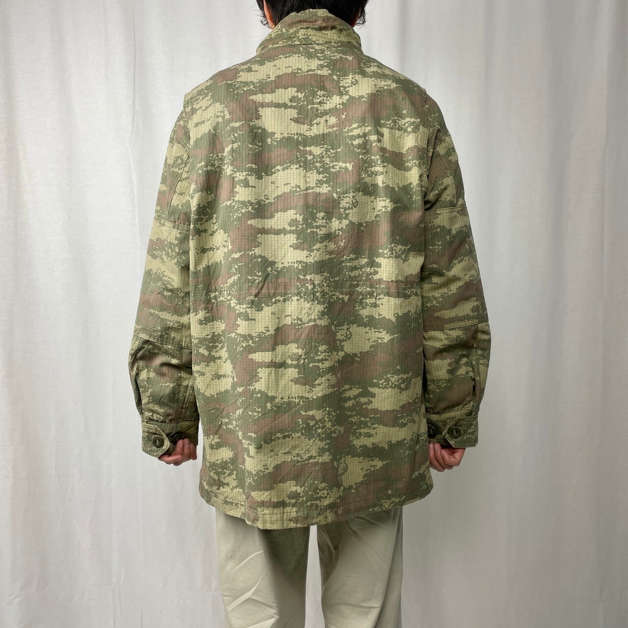 15年納品 トルコ軍 デジタルカモ ミリタリー フィールドジャケット 