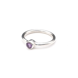 SINGLE PETIT STONE NON-ADJUSTABLE RING 033