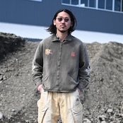 BOWWOW(バウワウ)コットンリネンの混紡生地を使用したベトナムジャケット