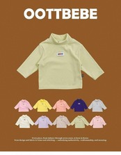 韓国子供服 / 26winter / oottbebe / ぷにぷにタートルネックT / ベビー&キッズ / 冬服 *XS~XL*