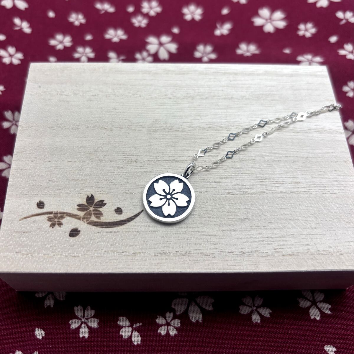 シルバー925 ネックレス アクセサリー まとめ売り 桜 家紋 シルバー925 ネックレス｜メンズ・ギフト | V系シルバー