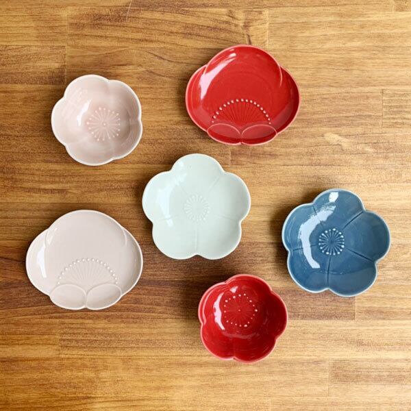 笹と小梅の大皿　２枚 笹と小梅の大皿2枚