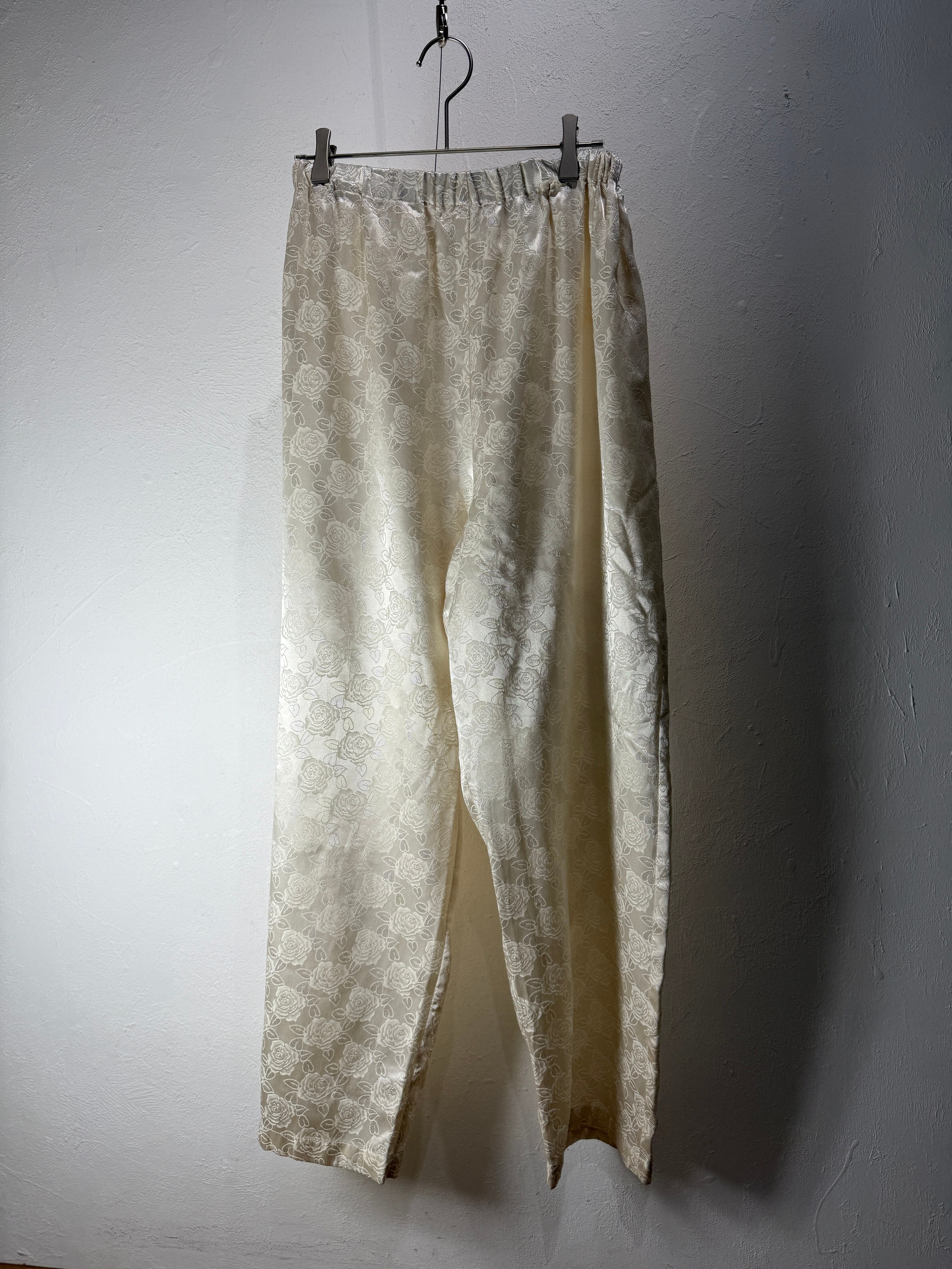 90s flower design Jacquard Easy Pants