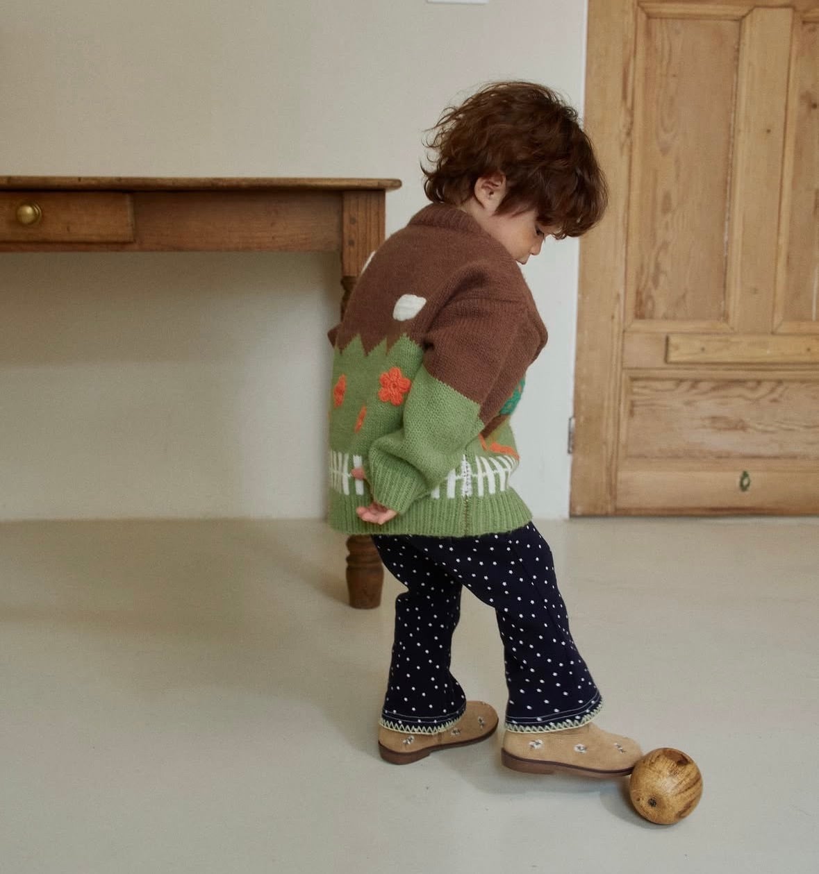 〚予約〛Autumn scenery cardigan <kids>