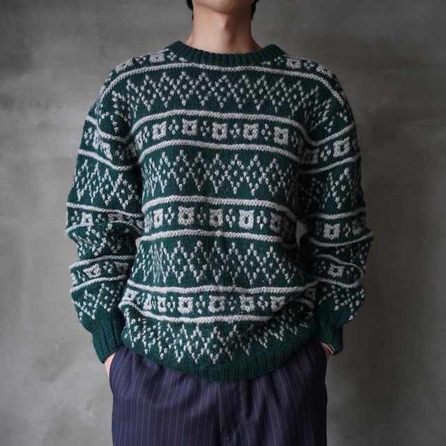 90’s Old Gap / Hand Knit / オールドギャップ ハンドニット