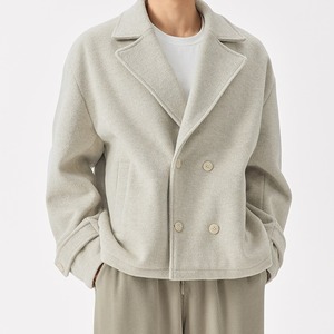 ゆったりカジュアルダブルショートジャケット　952