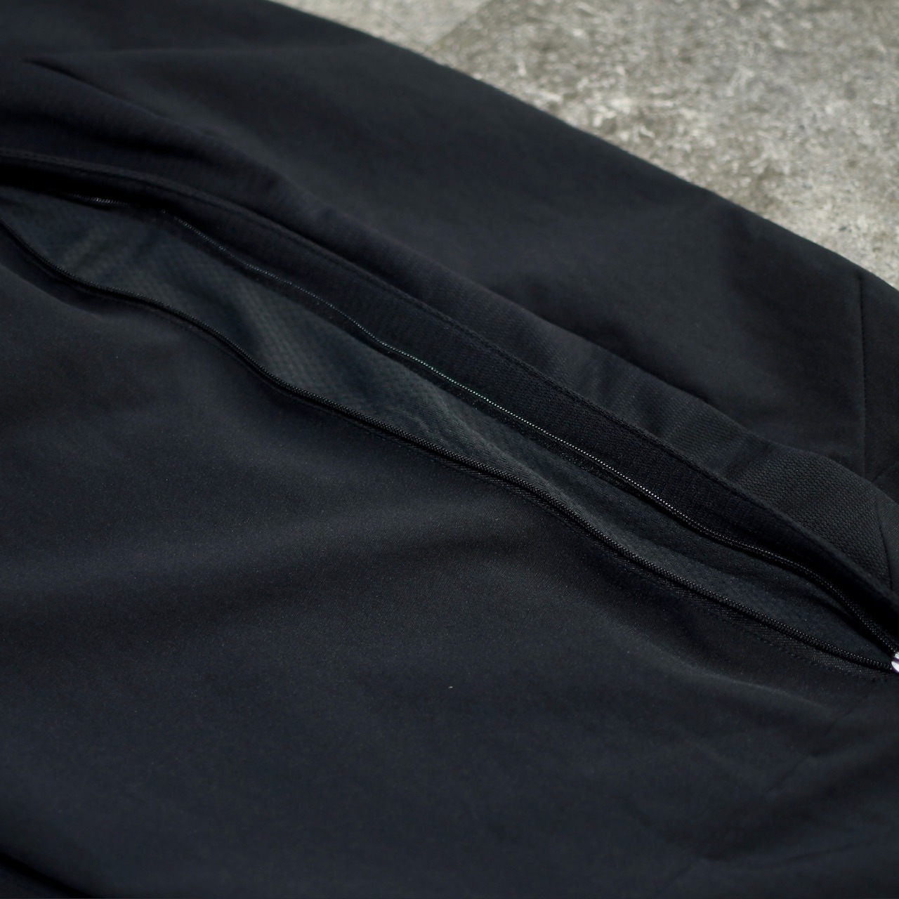 adidas side zip design wide nylon pants