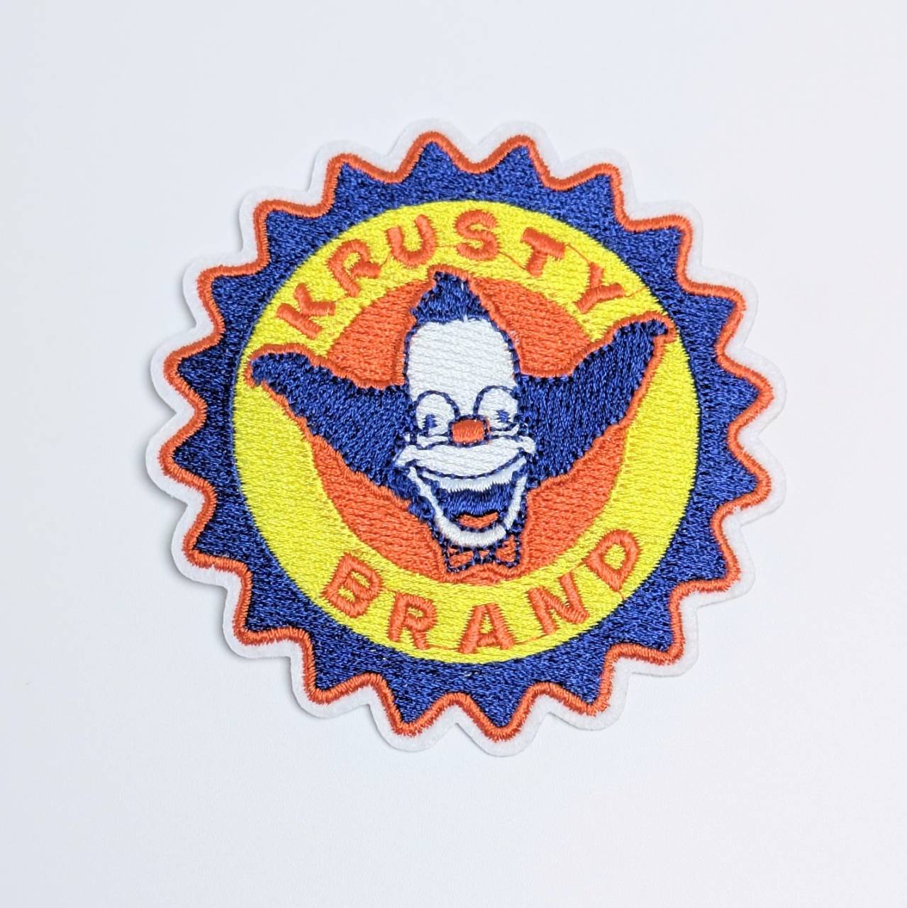 送料無料! ★刺繍アイロンワッペン★【 The Simpsons(ザ シンプソンズ) 】クラスティ・ザ・クラウン 〚アメリカン雑貨 アメトイ〛