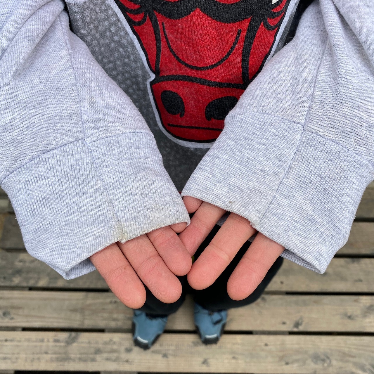 90年代 ビンテージ CHICAGO BULLS シカゴブルズ プリント スウェット 